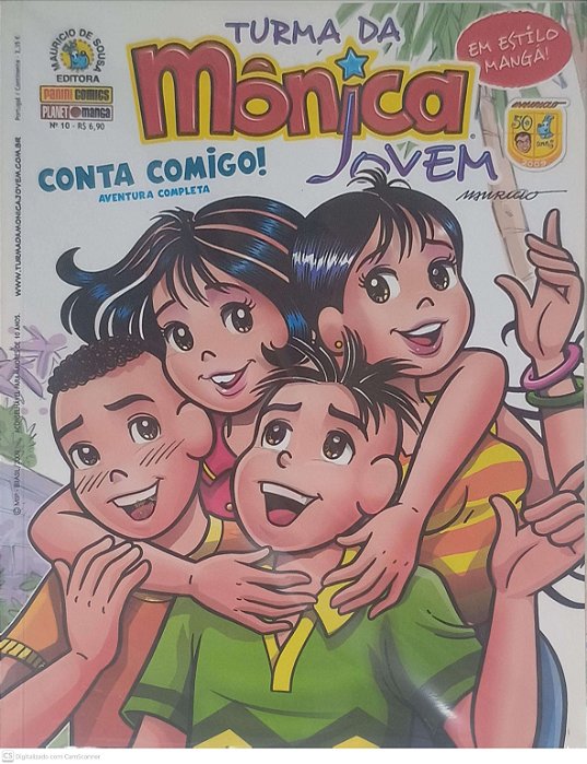 Gibi Nº10 - Turma da Monica Jovem: Conta Comigo! Autor Sousa, Mauricio de (2009) [seminovo]