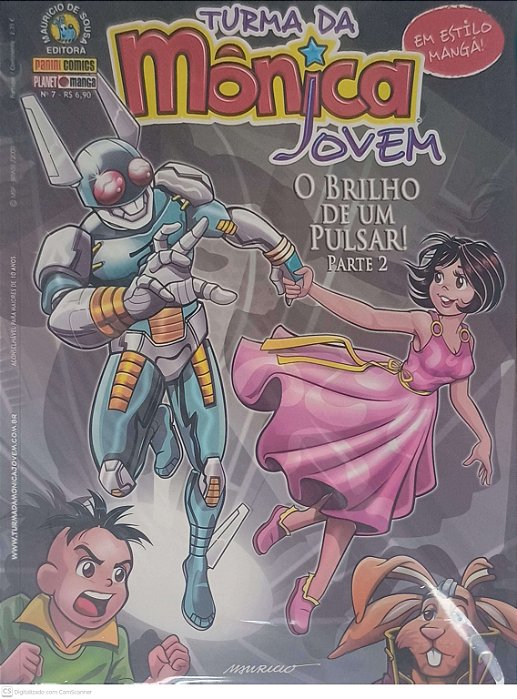 Gibi Nº7 - Turma da Monica Jovem: o Brilho de um Pulsar! Autor Sousa, Mauricio de (2009) [seminovo]