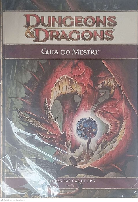 Livro Dungeons Dragons Guia do Mestra - Regras Basicas de Rpg Autor Wyatt, James (2009) [seminovo]