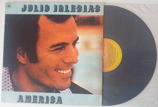Disco de Vinil America - Lp 1978 Interprete Julio Iglesias (1978) [usado]