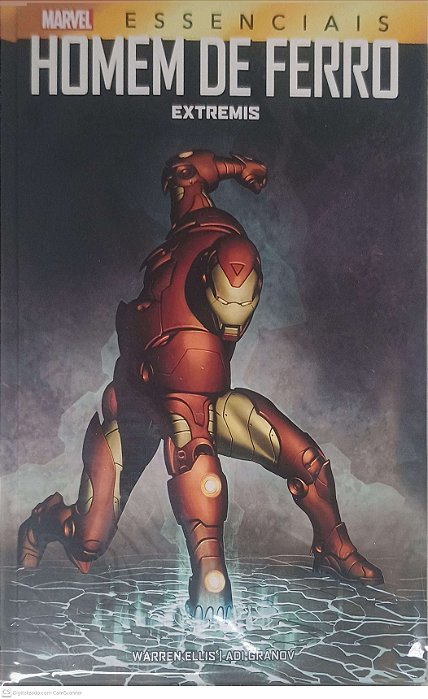 Gibi Homem de Ferro Extremis, Essenciais Autor Ellis, Warren (2021) [seminovo]