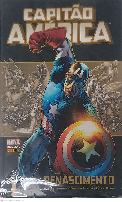 Gibi Capitão America - Renascimento Autor Brubaker, Ed (2009) [seminovo]