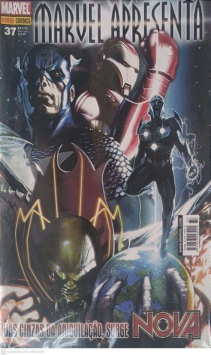 Gibi Vol 37 - Marvel Apresenta - das Cinzas da Aniquilação, Surge Nova Autor Saladino, Rogerio (2008) [seminovo]
