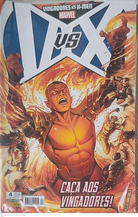 Gibi Vol 4 - Vingadores Vs X-men Autor França, Paulo (2013) [seminovo]