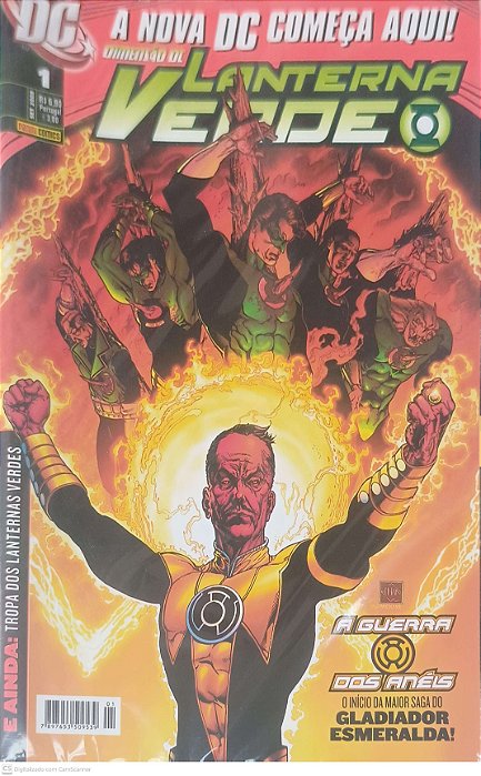 Gibi Vol 1 - Lanterna Verde - a Guerra dos Anéis Autor Trindade, Levi (2014) [seminovo]