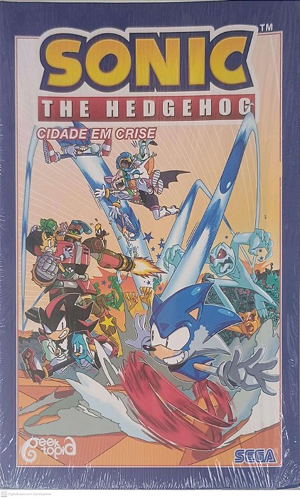 Gibi Vol 5 - Sonic The Hedgehog - Cidade em Crise Autor Flynn, Ian (2022) [novo]