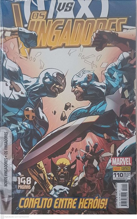 Gibi Vol 110 - X-men Vs Vingadores - Conflito entre Herois Autor Bendis, Brian Michael (2013) [seminovo]