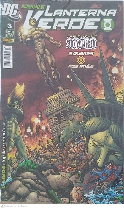 Gibi Vol 3 - Lanterna Verde- a Guerra dos Anéis Autor Trindade, Levi (2008) [seminovo]