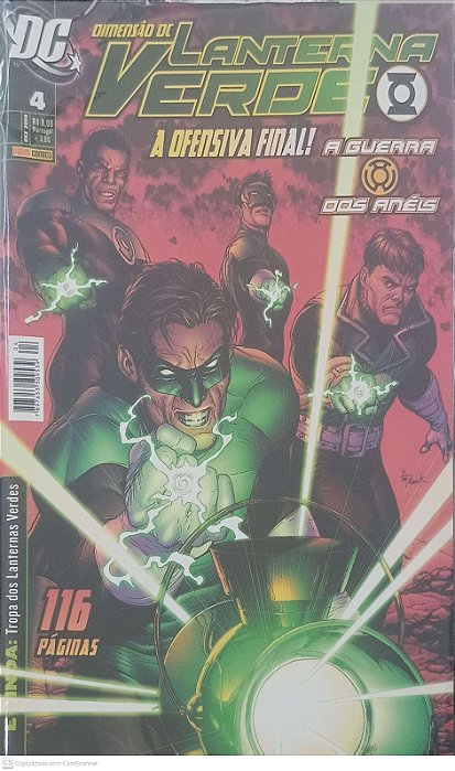 Gibi Vol 4 - Lanterna Verde- a Guerra dos Anéis Autor Trindade, Levi (2008) [seminovo]