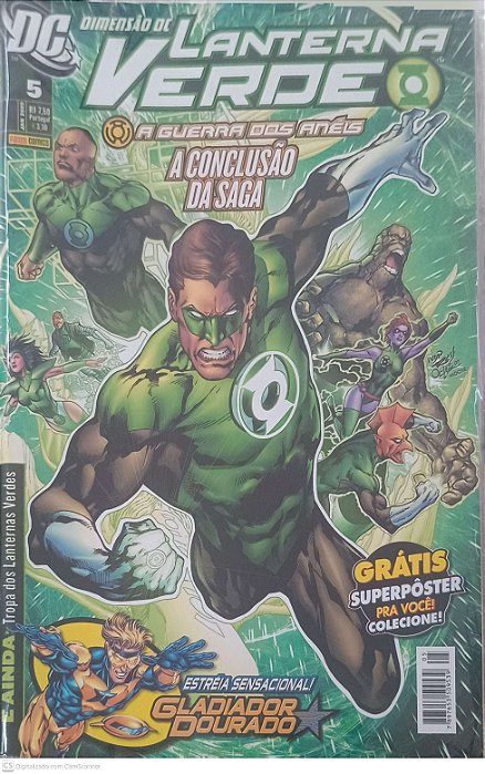 Gibi Vol 5 - Lanterna Verde- a Guerra dos Anéis Autor Trindade, Levi (2009) [seminovo]