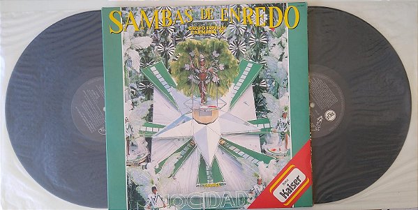 Disco de Vinil Carnaval 91 Lp - Sambas de Enredo (lp Duplo) Interprete Vários (1991) [usado]