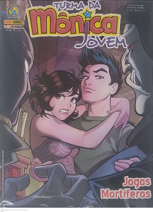 Gibi #68 - Turma da Monica Jovem - Jogos Mortiferos Autor Sousa, Mauricio de (2014) [seminovo]