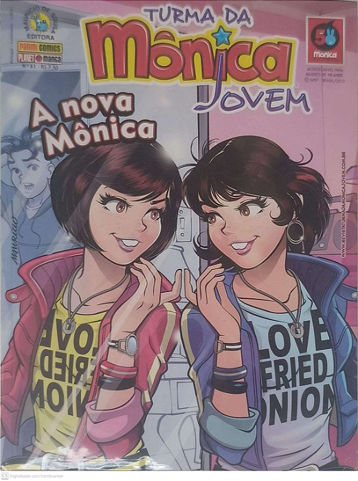 Gibi #61 - Turma da Monica Jovem - a Nova Mônica Autor Sousa, Mauricio de (2013) [seminovo]