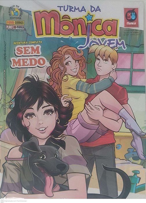 Gibi #56 - Turma da Monica Jovem - sem Medo Autor Sousa, Mauricio de (2013) [seminovo]