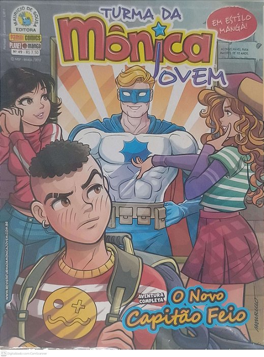 Gibi #49 - Turma da Monica Jovem - o Novo Capitão Feio Autor Sousa, Mauricio de (2012) [seminovo]