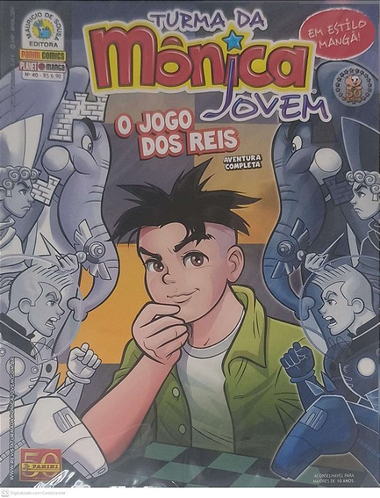 Gibi #40 - Turma da Monica Jovem - o Jogo dos Reis Autor Sousa, Mauricio de (2011) [seminovo]