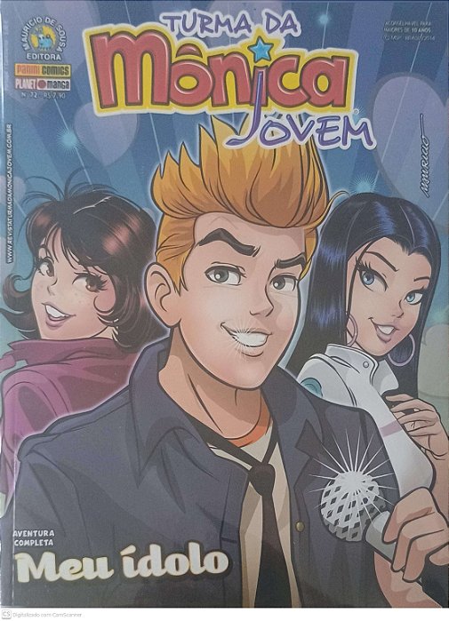 Gibi #72 - Turma da Monica Jovem - Meu Idolo Autor Sousa, Mauricio de (2014) [seminovo]