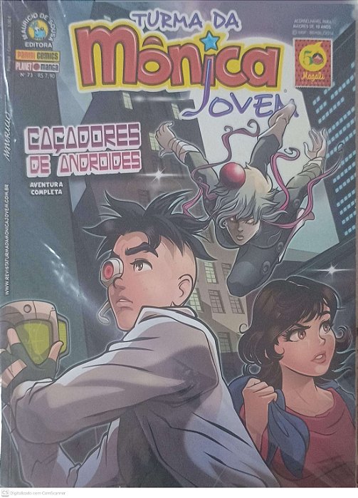 Gibi #73 - Tturma da Monica Jovem - Caçadores de Androides Autor Soasa, Mauriciode (2014) [seminovo]