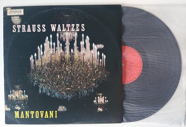 Disco de Vinil Strauss Waltezes - Lp 1981 Interprete Mantovani & Orquestra (1981) [usado]