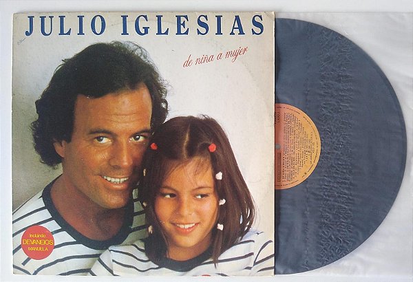 Disco de Vinil de Niña a Mujer - Lp 1981 Interprete Julio Iglesias (1981) [usado]