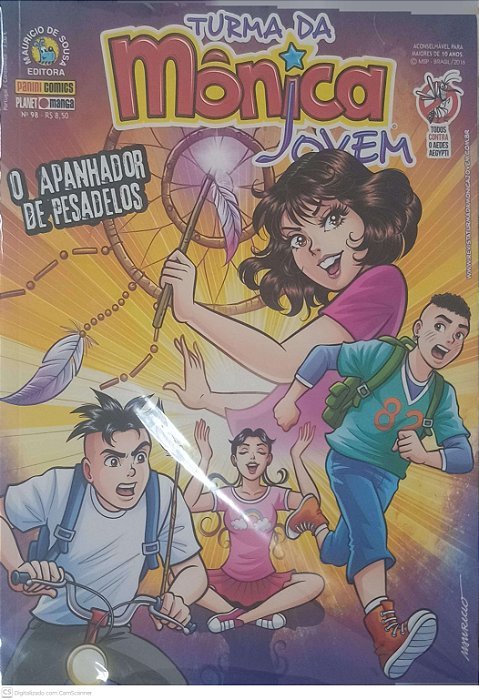 Gibi #98 - Turma da Mônica Jovem - o Apanhador de Pesadelos Autor Sousa, Mauricio de (2016) [seminovo]
