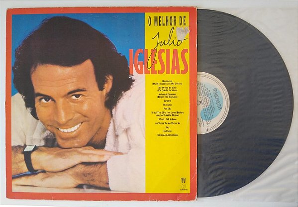 Disco de Vinil o Melhor de Julio Iglesias - Lp 1987 Interprete Julio Iglesias (1987) [usado]