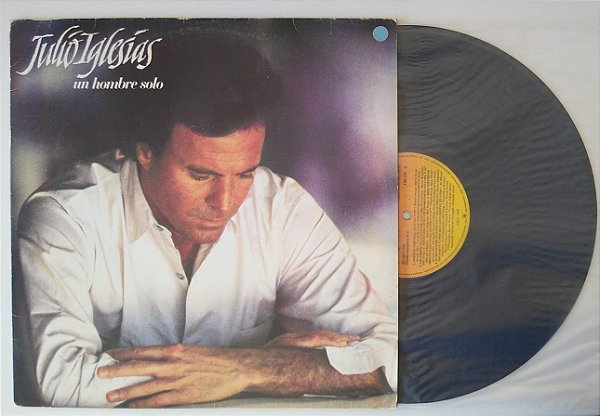 Disco de Vinil Un Hombre Solo - Lp 1987 Interprete Julio Iglesias (1987) [usado]