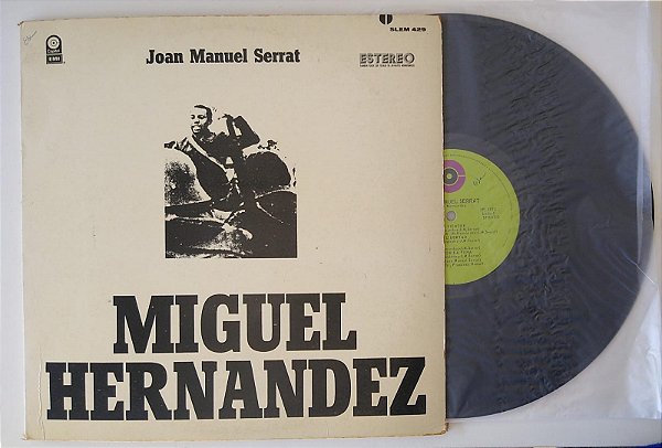 Disco de Vinil Miguel Hernandes - Lp 1972 Interprete Joan Miguel Serrat (1972) [usado]