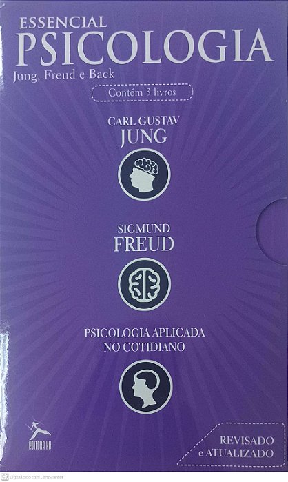 Livro Essencial Psicologia - Box 3 Vols (jung/freud/psicologia Aplicada no Cotidiano) Autor Carl Gustav Jung / Sigmund Freud / Back [seminovo]