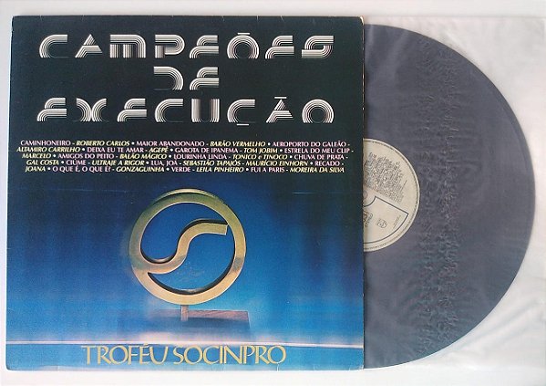 Disco de Vinil Campeões de Execução Troféu Socinpro - Lp 1986 Interprete Vários (1986) [usado]