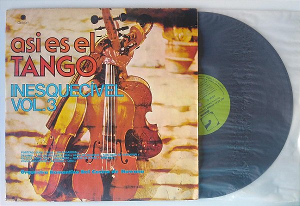 Disco de Vinil Asi Es El Tango Inesquecivel, Vol. 3 - Lp Interprete Orquestra Romanticos Del Casino de Hawana [usado]