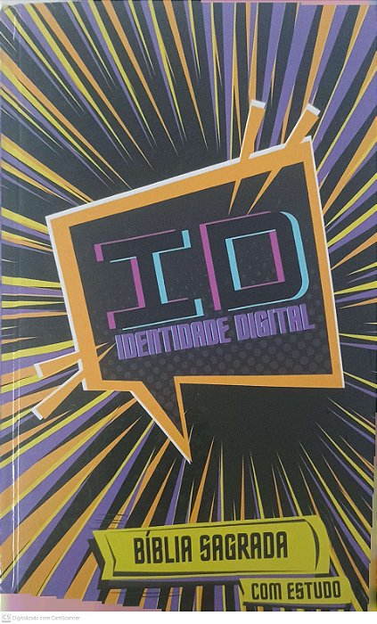 Livro Biblia Sagrada com Estudo; Id Identidade Digital Autor Sociedade Biblica do Brasil (2018) [usado]