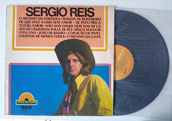 Disco de Vinil Disco de Ouro - Lp 1977 Interprete Sérgio Reis (1977) [usado]