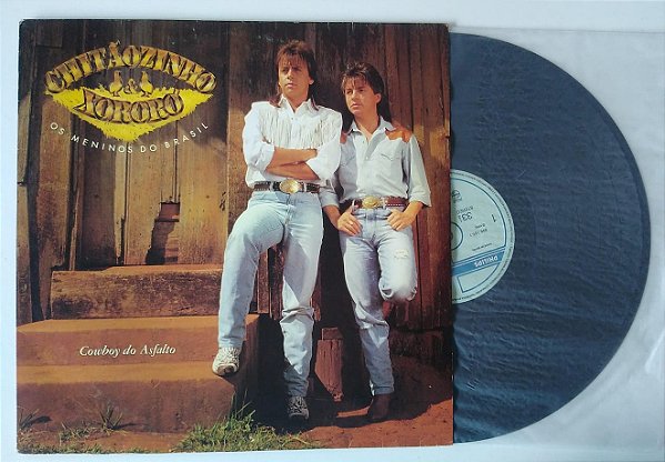 Disco de Vinil Cowboy do Asfalto - Lp 1990 Interprete Chitãozinho & Xororó (1990) [usado]