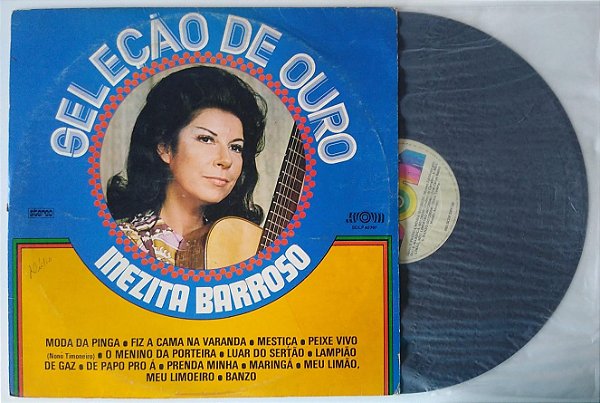 Disco de Vinil Seleção de Ouro - Lp 1977 Interprete Inezita Barroso (1977) [usado]