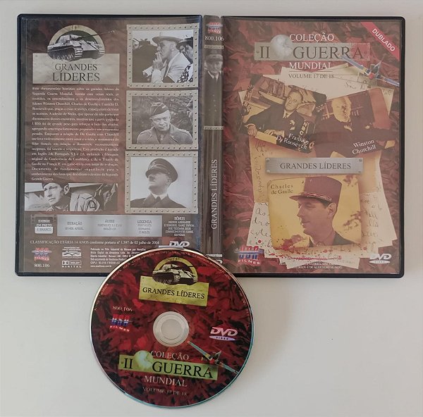 Dvd Grandes Líderes - Coleção 2ª Guerra Mundial Editora [usado]