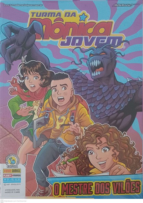Gibi #31 - Turma da Monica Jovem - o Mestre dos Vilões Autor Sousa, Mauricio de (2019) [seminovo]