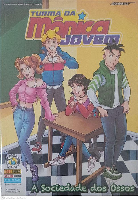 Gibi #28 - Turma da Monica Jovem - a Sociedade dos Ossos Autor Sousa, Mauricio de (2019) [seminovo]