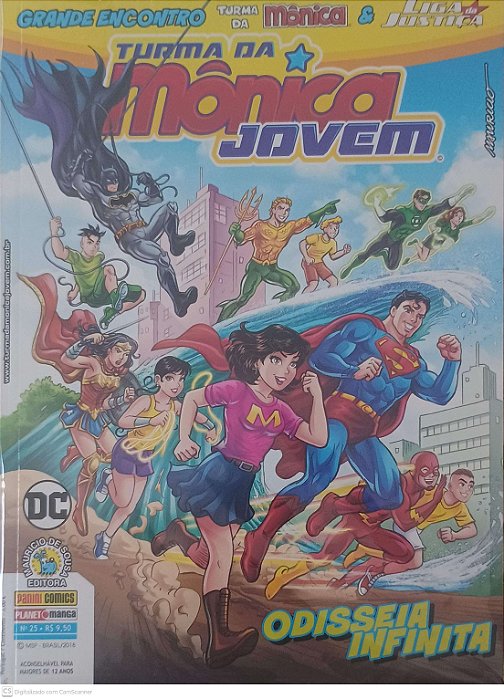Gibi #25 - Turma da Monica Jovem - Odisseia Infinita Autor Sousa, Mauricio de (2018) [seminovo]