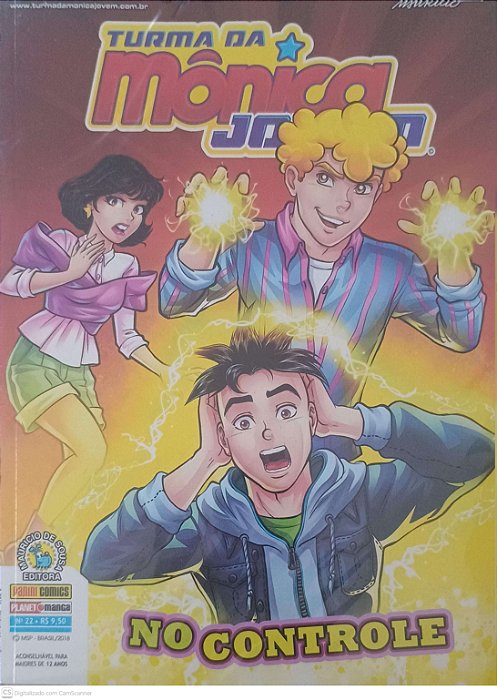Gibi #22 - Turma da Monica Jovem - no Controle Autor Sousa, Mauricio de (2018) [seminovo]