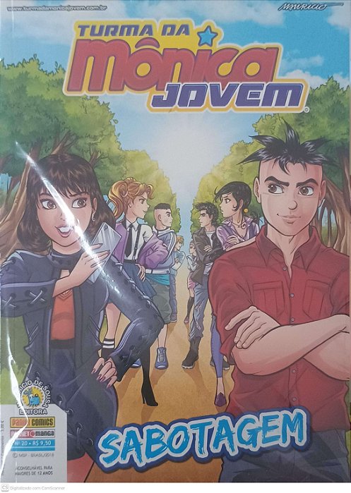 Gibi #20 - Turma da Monica Jovem - Sabotagem Autor Sousa, Mauricio de (2018) [seminovo]