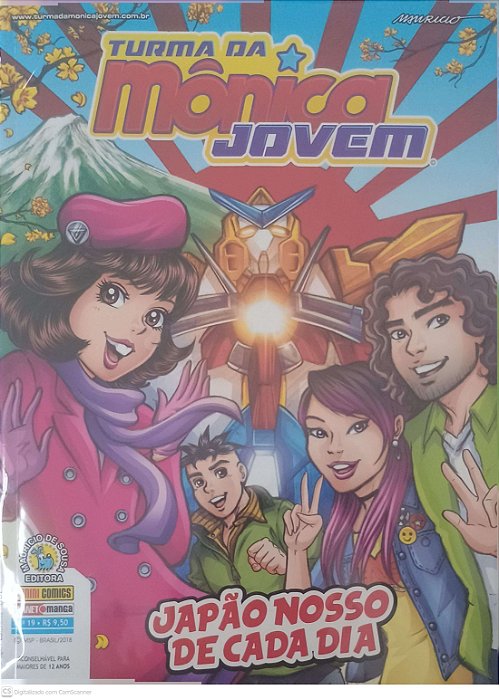 Gibi #19 - Turma da Monica Jovem - Japão Nosso de Cada Dia Autor Sousa, Mauricio de (2018) [seminovo]