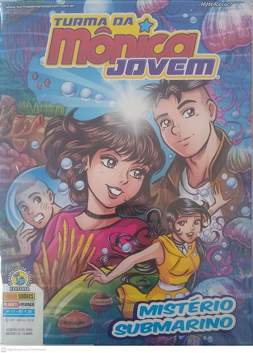 Gibi #17 - Turma da Monica Jovem - Mistério Submarino Autor Sousa, Mauricio de (2018) [seminovo]