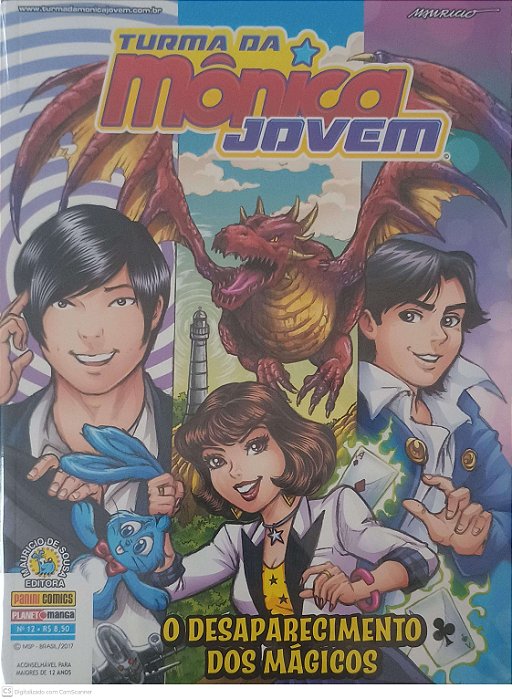 Gibi #12 - Turma da Monica Jovem - o Desaparecimento dos Magicos Autor Sousa, Mauricio de (2017) [seminovo]