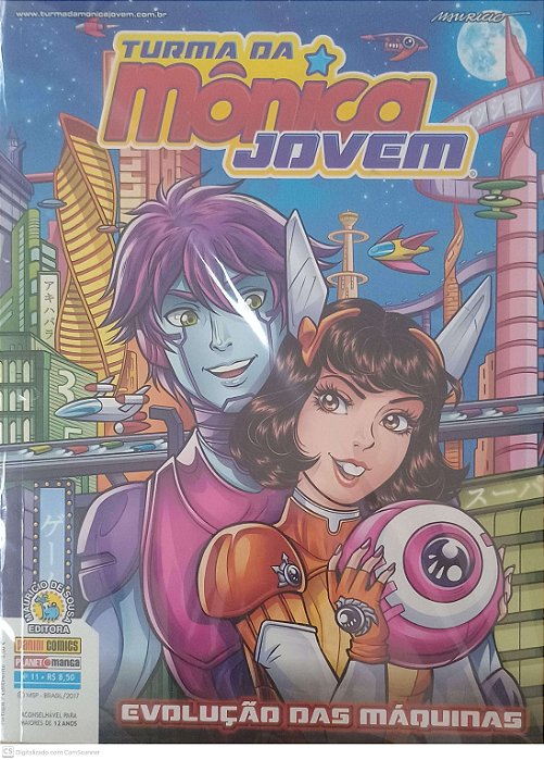 Gibi #11 - Turma da Monica Jovem - Evolução das Maquiinas Autor Sousa, Mauricio de (2017) [seminovo]