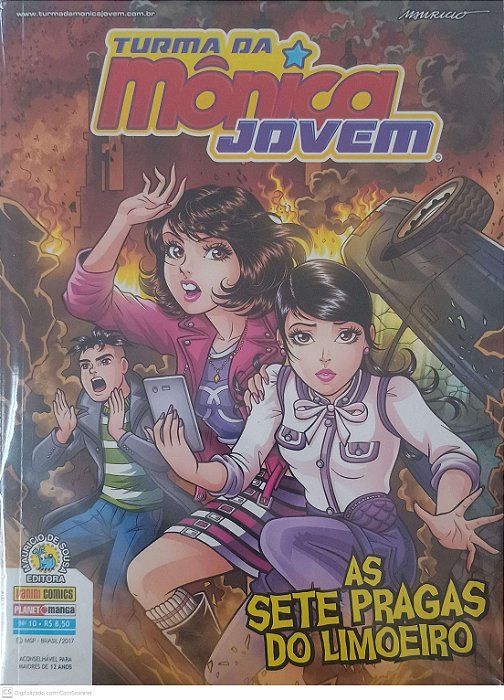 Gibi #10 - Turma da Monica Jovem - as Sete Pragas do Limoeiro Autor Sousa, Mauricio de (2017) [seminovo]