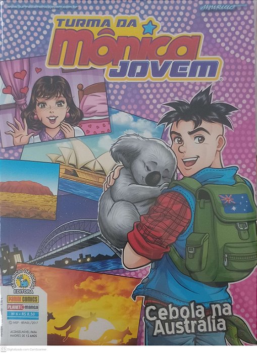 Gibi #06 - Turma da Monica Jovem - Cebola na Australia Autor Sousa, Mauricio de (2017) [seminovo]
