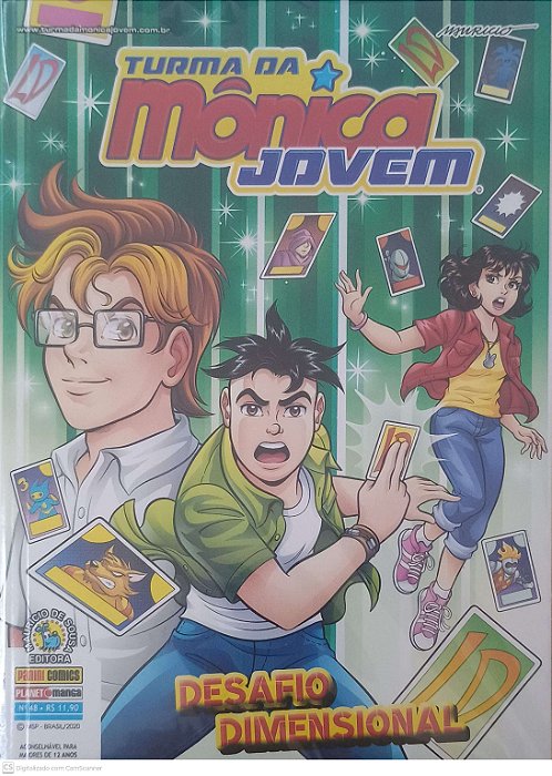 Gibi #48 - Turma da Monica Jovem - Desafio Dimensional Autor Sousa, Mauricio de (2020) [seminovo]