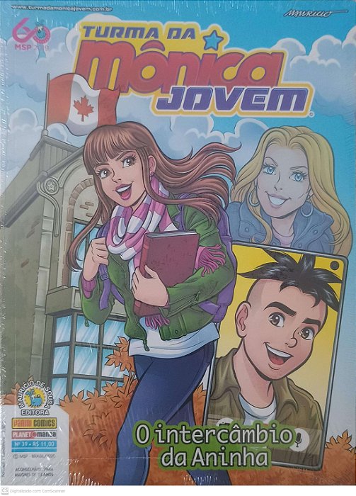 Gibi #39 - Turma da Monica Jovem - Intercambio da Aninha Autor Sousa, Mauricio de (2020) [novo]