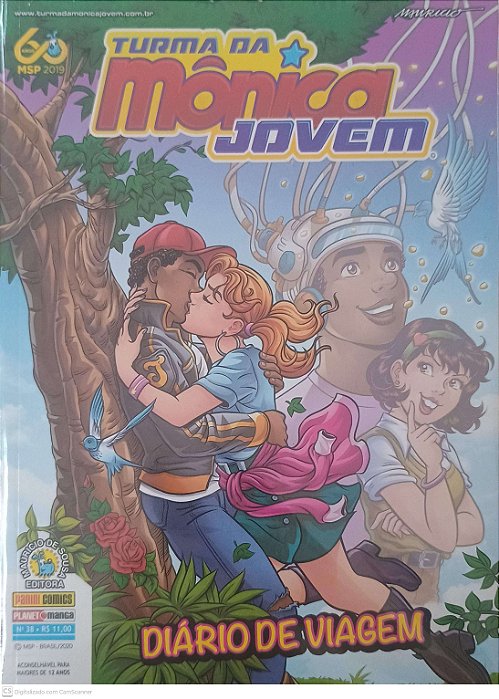 Gibi #38 - Turma da Monica Jovem - Diario de Viagem Autor Sousa, Mauricio de (2020) [seminovo]